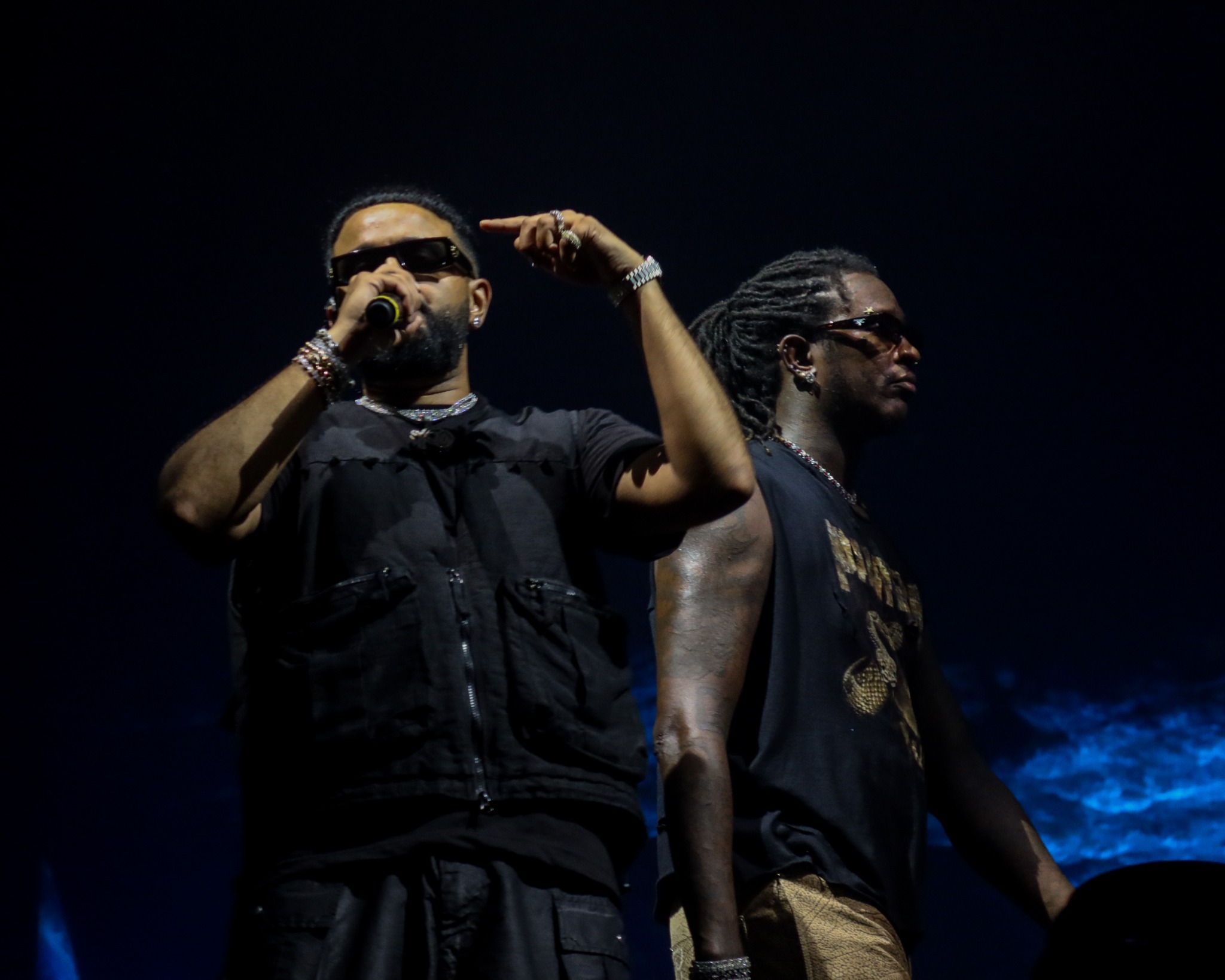 NAV and Young Thug performing together